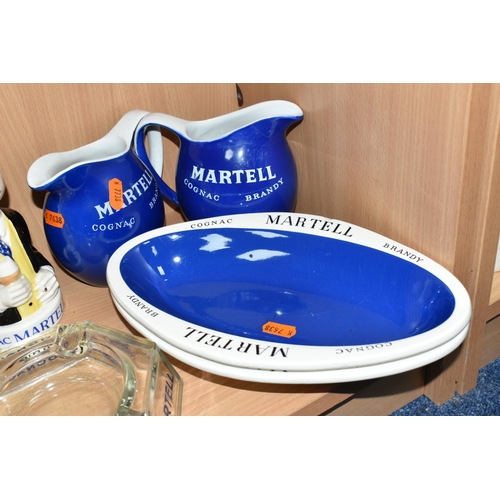 415 - A COLLECTION OF COURVOISIER AND MARTELL BRANDY ADVERTISING BREWERIANA, comprising a Carlton Ware Mar... 