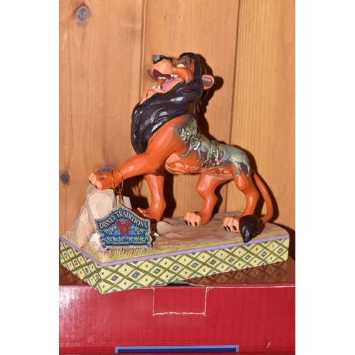 427 - THREE BOXED ENESCO DISNEY TRADITIONS 'LION KING' FIGURES, designed by Jim Shore, comprising two 'Pre... 