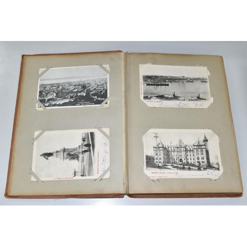 460 - ONE POSTCARD ALBUM containing eighty early 20th century Postcards of towns and cities, topographical... 