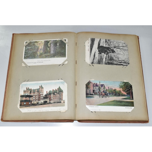 460 - ONE POSTCARD ALBUM containing eighty early 20th century Postcards of towns and cities, topographical... 