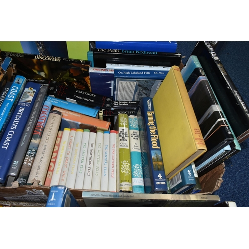 472 - FOUR BOXES OF BOOKS containing approximately 110 titles in hardback format, mostly on the subjects o... 