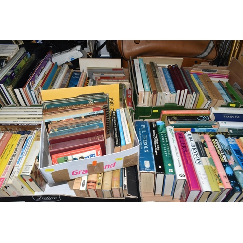 505 - SIX BOXES OF BOOKS containing approximately 175 miscellaneous titles in hardback and paperback forma... 