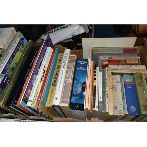 505 - SIX BOXES OF BOOKS containing approximately 175 miscellaneous titles in hardback and paperback forma... 