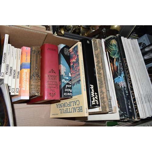 505 - SIX BOXES OF BOOKS containing approximately 175 miscellaneous titles in hardback and paperback forma... 