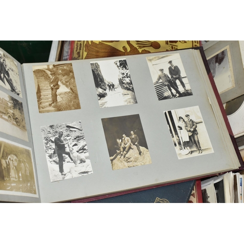 534 - SIX PHOTOGRAPH ALBUMS & LOOSE PHOTOGRAPHS  containing a large number of photographs from Great Brita... 