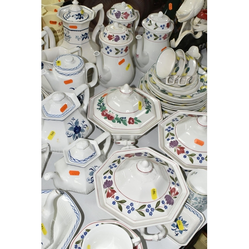 560 - A LARGE QUANTITY OF ADAMS DINNERWARE, comprising 'Baltic' and  'Vermont' and 'Old Colonial' patterns... 