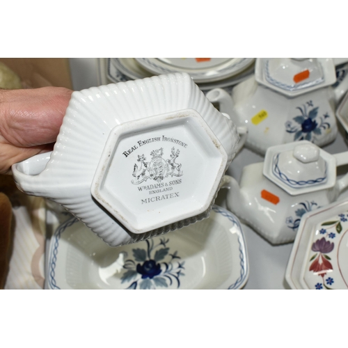 560 - A LARGE QUANTITY OF ADAMS DINNERWARE, comprising 'Baltic' and  'Vermont' and 'Old Colonial' patterns... 