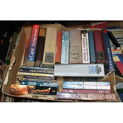 565 - EIGHT BOXES OF CLASSIC OR CONTEMPORARY FICTION BOOKS containing over 305 titles in hardback and pape... 