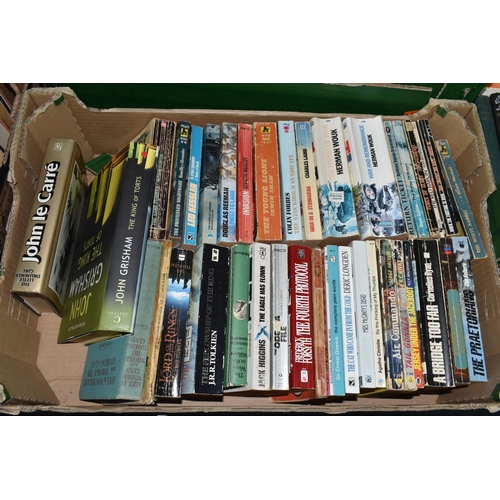 565 - EIGHT BOXES OF CLASSIC OR CONTEMPORARY FICTION BOOKS containing over 305 titles in hardback and pape... 