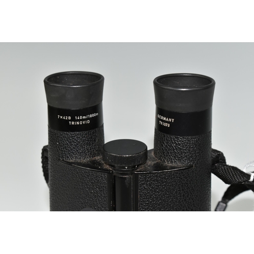 572 - A PAIR OF LEITZ TRINOVID 7X42B BINOCULARS, lacking case, Condition Report: the inside of the front l... 