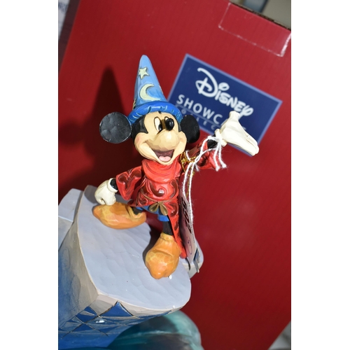 592 - A BOXED DISNEY TRADITIONS- JIM SHORE MICKEY MOUSE 'SUMMIT OF IMAGINATION' FIGURE, by Enesco, height ... 