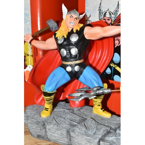 610 - A BOXED ENESCO MARVEL 'THOR VS LOKI' FIGURE GROUP, depicting the two superheroes in an action pose, ... 