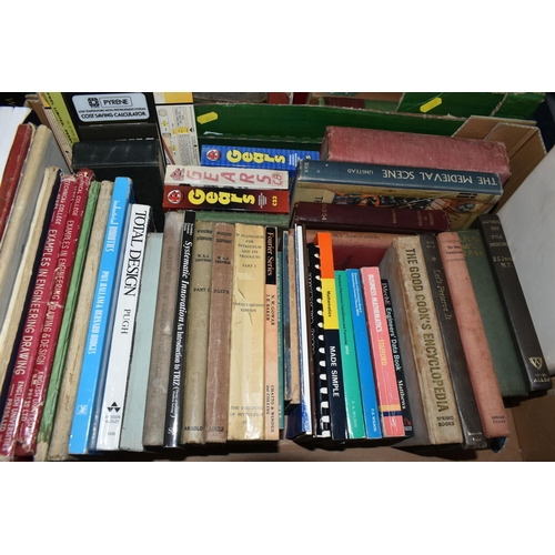 656 - TWO BOXES OF BOOKS containing approximately sixty-five miscellaneous titles in hardback and paperbac... 