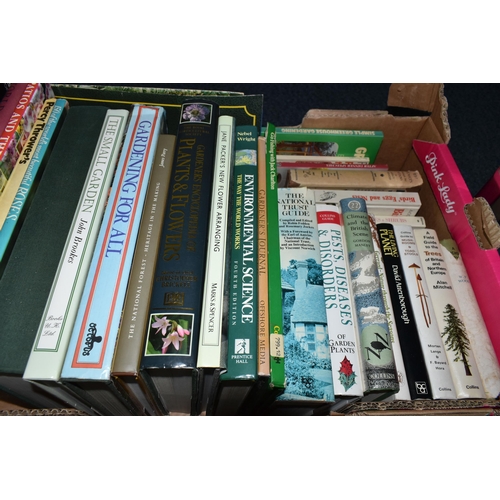 688 - SIX BOXES OF GENERAL KNOWLEDGE BOOKS ETC, subjects include steam locomotive history, Collins Field G... 