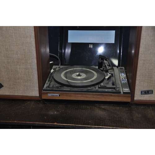 1088 - A PAIR OF VINTAGE KLH MODEL SEVENTEEN HI-FI SPEAKERS, a Ferguson Unit Audio record player (has audio... 