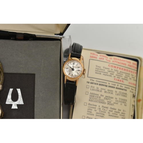 62 - A SELECTION OF WATCHES, to include a Bulova digital LCD quartz wristwatch with fitted box and bookle... 