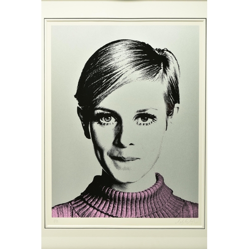 320 - NUALA MULLIGAN (BRITISH CONTEMPORARY) 'COVER GIRL', a signed limited edition print of 1960's icon 'T... 