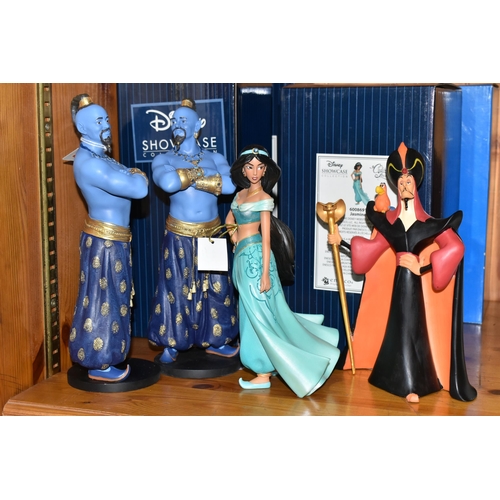 379 - FOUR BOXED ENESCO DISNEY 'ALADDIN' FIGURES, comprising two x Disney Showcase 'Genie Figurine' no 600... 