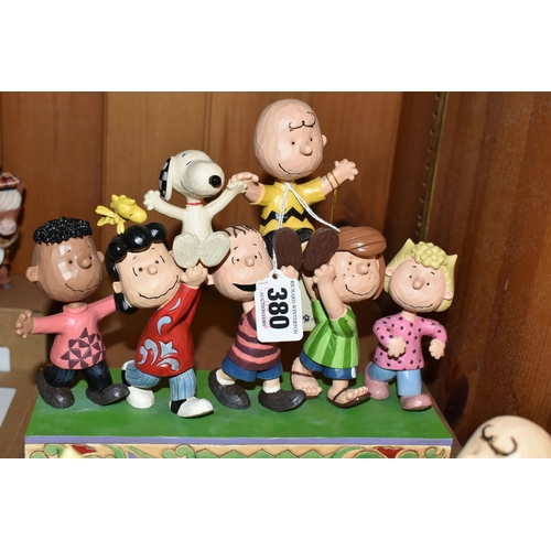 380 - TWO BOXED ENESCO 'PEANUTS' FIGURE GROUPS, designed by Jim Shore, comprising 'A Playful Parade' no 60... 