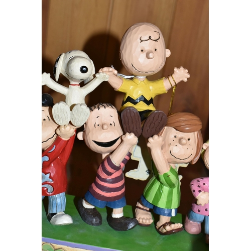 380 - TWO BOXED ENESCO 'PEANUTS' FIGURE GROUPS, designed by Jim Shore, comprising 'A Playful Parade' no 60... 