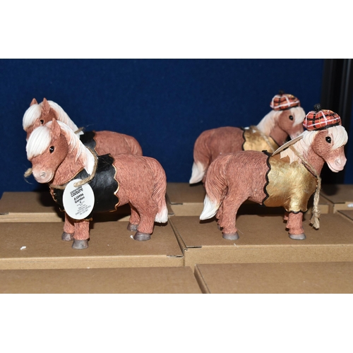 416 - TWELVE INDIVIDUALLY BOXED BORDER FINE ARTS 'COUNTRYSIDE COUTURE' ENESCO FIGURINES, comprising Scotti... 