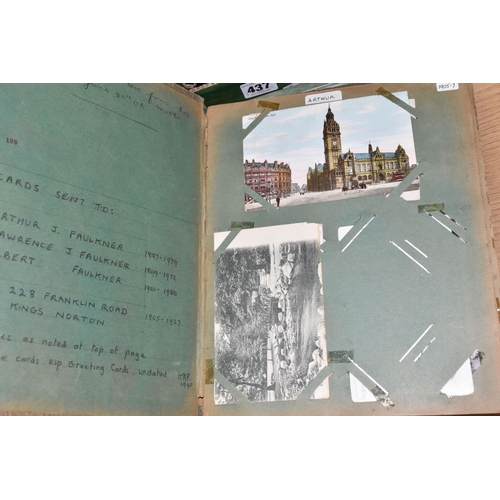 437 - A BOX OF POSTCARDS, containing a superb collection of several hundred early 20th century postcards i... 