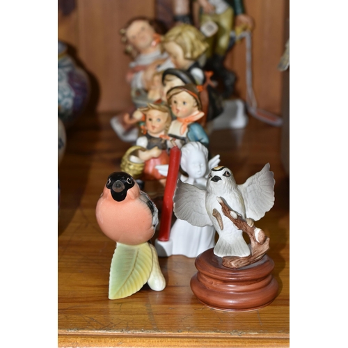 452 - A GROUP OF GOEBEL FIGURES, comprising a 'Dragon 1805' figure height 21.5cm (personalisation to base)... 