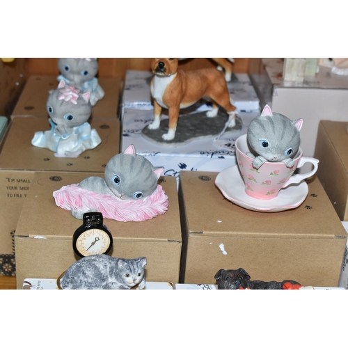 455 - A GROUP OF BOXED ENESCO/BORDER FINE ARTS FIGURES, comprising two x Border Fine Arts 'The Dog Collect... 