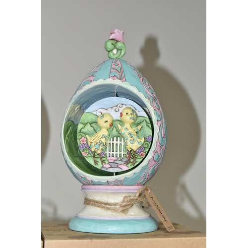 461 - A GROUP OF BOXED ENESCO JIM SHORE EASTER FIGURES, comprising Grey Rabbit Garden Statue no 6001601, F... 