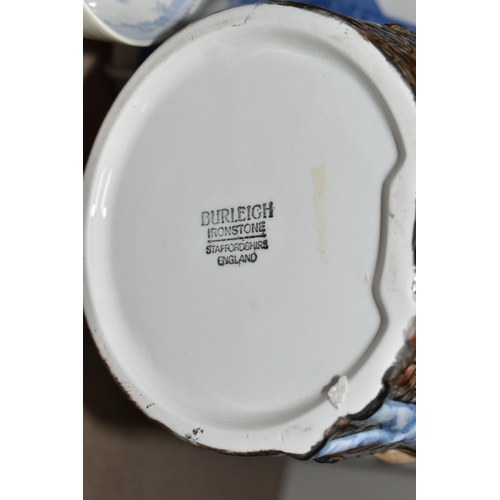 477 - A GROUP OF BURGESS & LEIGH BURLEIGH WARE, comprising a vase in the form of a bottle kiln, 'The Sherr... 