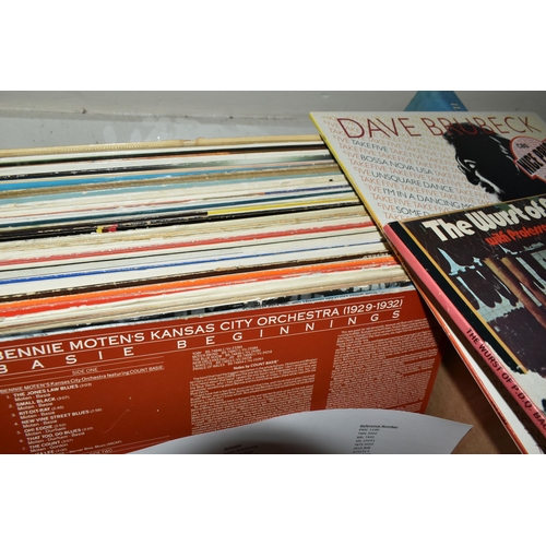 483 - TWO BOXES OF RECORDS, to include approximately ninety LPs, artists to include Simon & Garfunkel, The... 