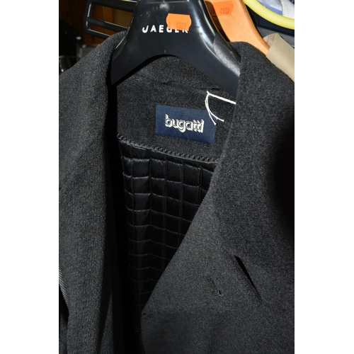 487 - A SMALL QUANTITY OF LADIES AND GENTS CLOTHING ETC, comprising a Berketex size 10 wedding dress, Eres... 