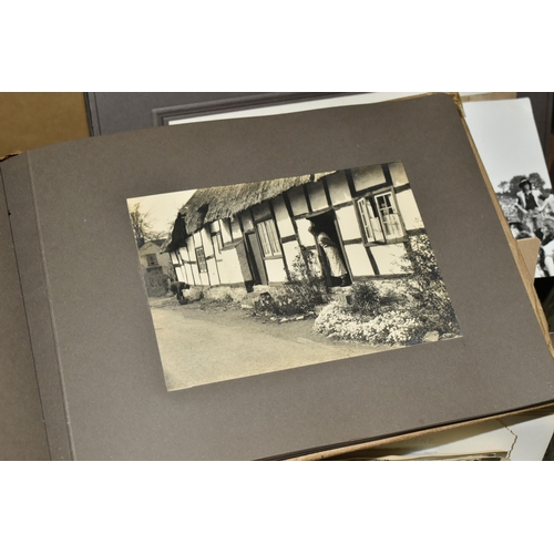 502 - ONE BOX OF EPHEMERA to include a large collection of superb photographs taken in Great Britain and E... 