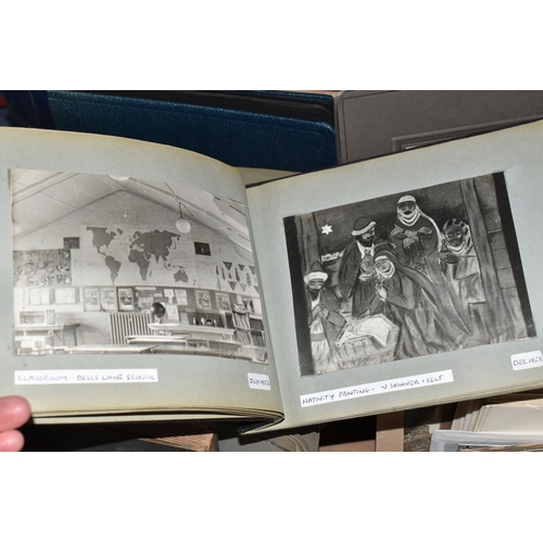 502 - ONE BOX OF EPHEMERA to include a large collection of superb photographs taken in Great Britain and E... 