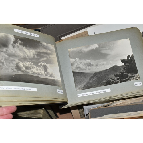 502 - ONE BOX OF EPHEMERA to include a large collection of superb photographs taken in Great Britain and E... 