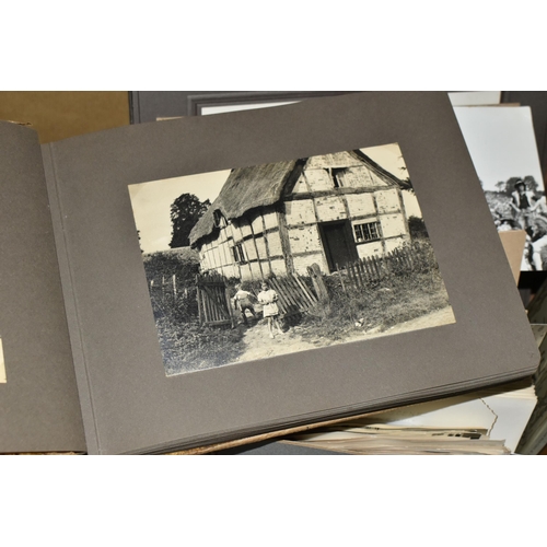 502 - ONE BOX OF EPHEMERA to include a large collection of superb photographs taken in Great Britain and E... 