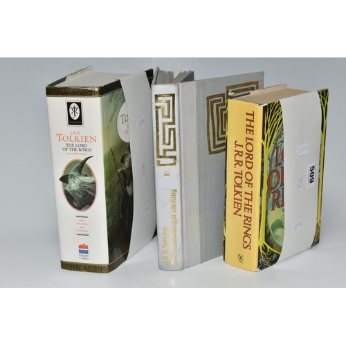 509 - TOLKIEN; J.R.R. Three titles in hardback format, The Lord Of The Rings, published by Book Club Assoc... 