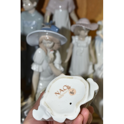 550 - A GROUP OF NAMED PORCELAIN FIGURINES, comprising Royal Doulton figures 'Paula' HN 3234 and 'Carol' H... 