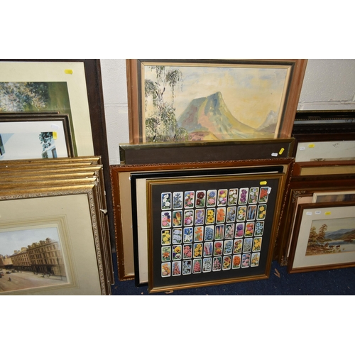 562 - A QUANTITY OF PAINTINGS AND PRINTS, to include a J. Ritchie Gray 'Torriden Hills' oil on board lands... 