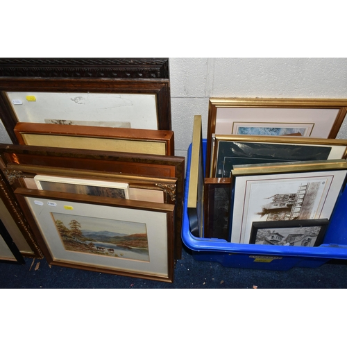 562 - A QUANTITY OF PAINTINGS AND PRINTS, to include a J. Ritchie Gray 'Torriden Hills' oil on board lands... 