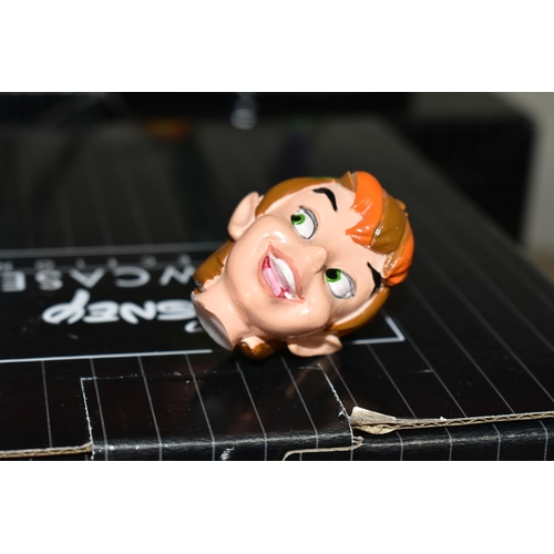 478 - FOUR BOXED ENESCO DISNEY BRITTO FIGURES, comprising Eeyore no 4050481, Peter Pan no 4056846 (head br... 