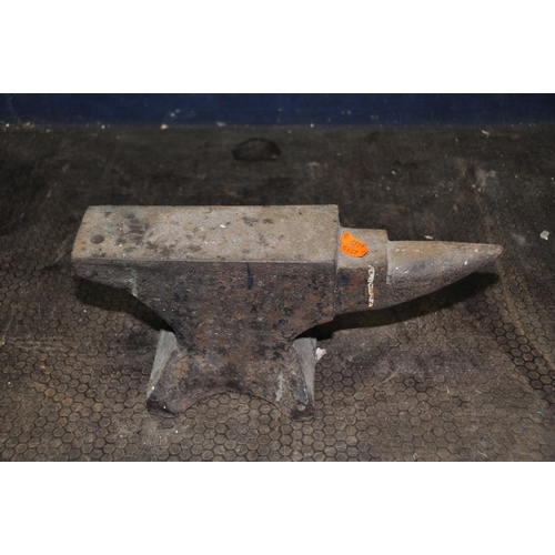 1074 - A SMALL ANVIL 14in in length