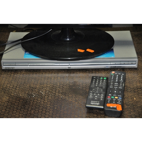 1079 - A LG FLATRON M2780M 27in TV with remote and a Sony DVD player with remote (both PAT pass and working... 