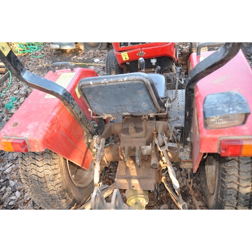 1002 - A SIROMER 204 20HP 4 WHEEL DRIVE COMPACT TRACTOR no key, no documents, manual present, hour meter re... 