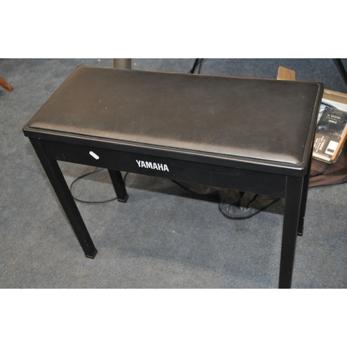 1051 - A YAMAHA PSR9000 ELECTRONIC KEYBOARD in box with volume pedal, manuals and disks, Yamaha stand and Y... 