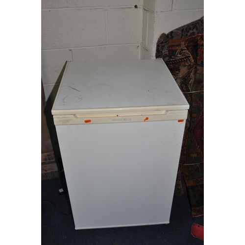 1070 - A BEKO UNDER COUNTER FREEZER width 55cm depth 56cm height 85cm (PAT pass and working at -22 degrees)