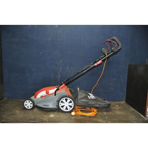 1071 - A COBRA GTRM40 ELECTRIC LAWN MOWER with grass box (PAT pass and working)