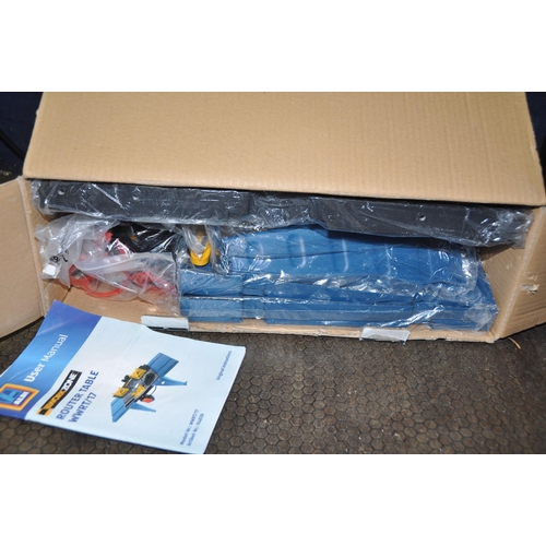 1105 - A WORKZONE WWRT/17 ROUTER TABLE in box still packaged, a Power Craft Arc Welder in box (plug cut off... 