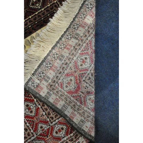 1284 - A SMALL RECTANGULAR ISPHAHAN SILK RUG, with a variety of repeating geometric patterns, 105cm x 73cm ... 