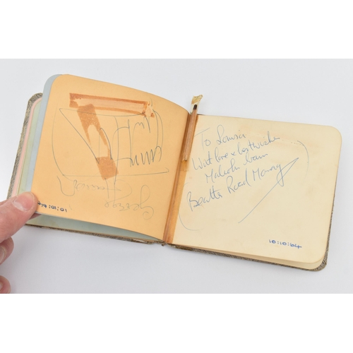 103 - BEATLES AUTOGRAPHS, An Autograph Book containing the signatures of John Lennon, Paul McCartney, Geor... 